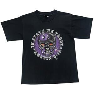 Vintage Stone Cold Steve Austin 3:16 T-Shirt Skull WWF 1998 Youth Kid Size Large